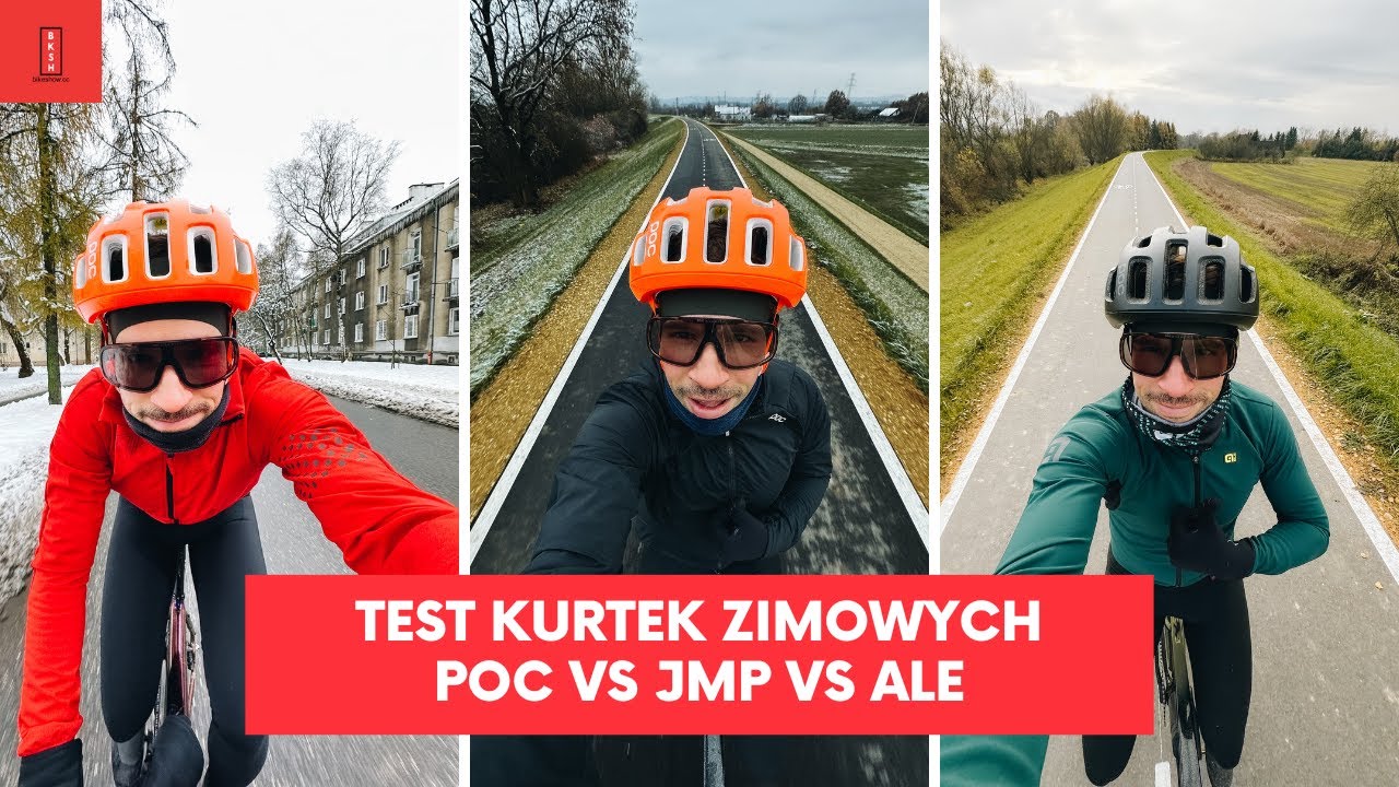 Test zimowych kurtek rowerowych na każde warunki - POC vs ALE Cycling vs polskie JMP