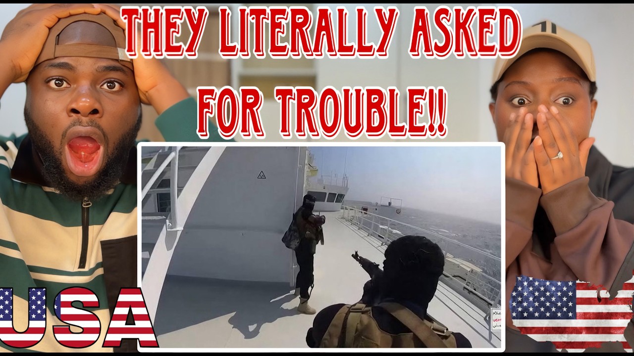Reaction to Pirates Attacked a U.S. Cargo Ship — They Didn’t Know What Was Above Them | US Navy