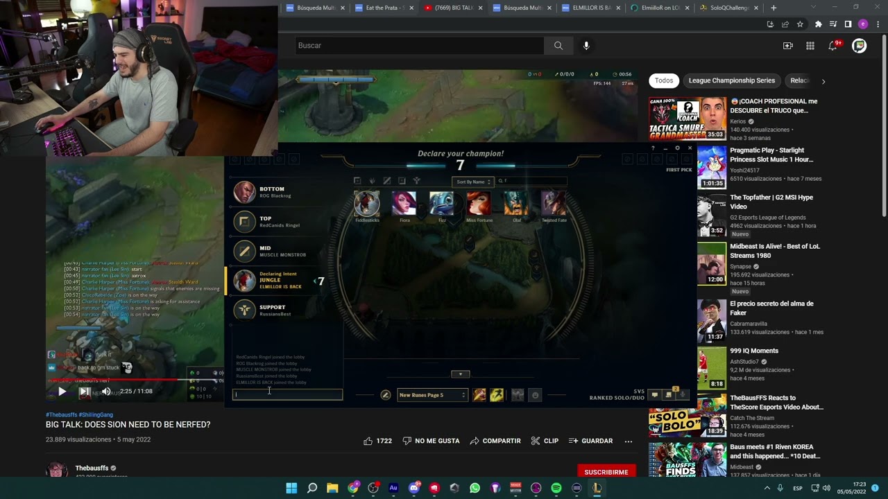 &iquest;FFAKA y ABBY APLAUDEN en el STREAM de ELMILLOR?