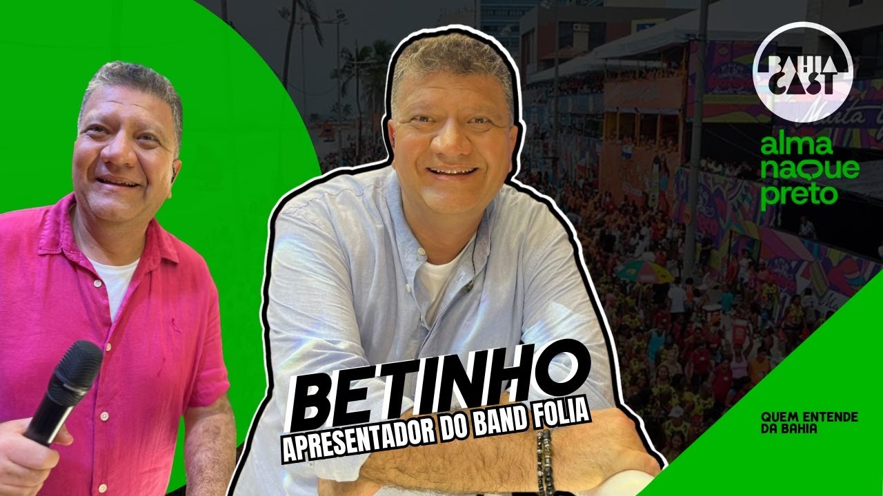 BETINHO - APRESENTADOR DO BAND FOLIA AO VIVO NO ALMANAQUE PRETO