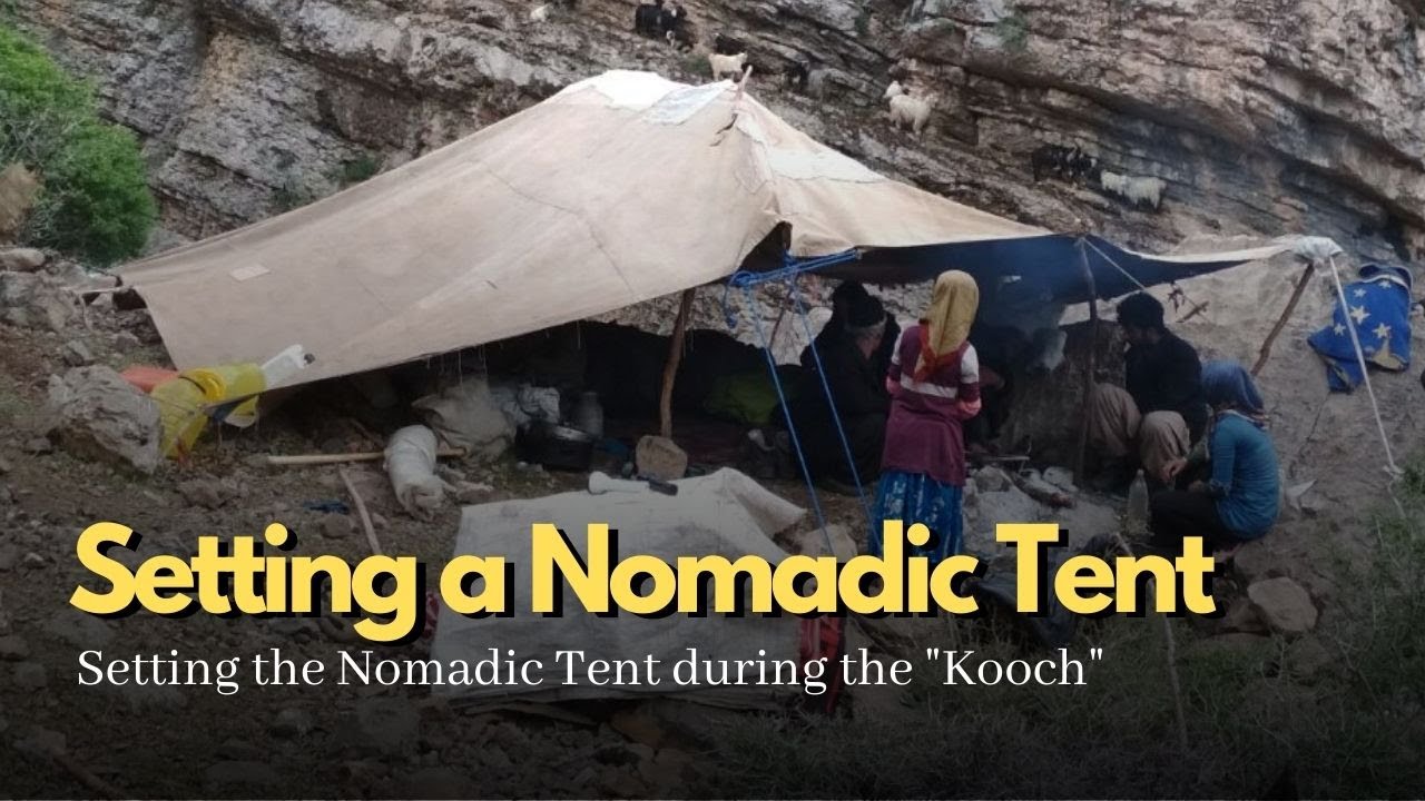 Nomadic Lifestyle | Setting a Nomadic Tent during the migration