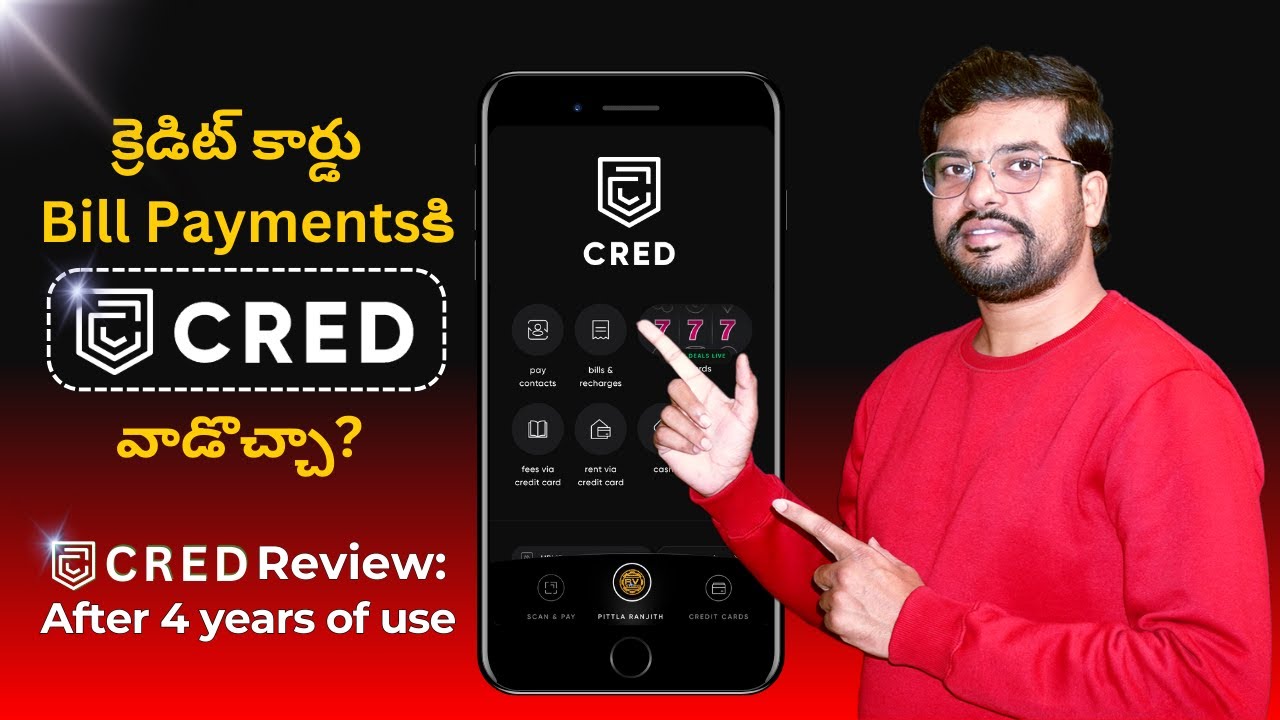 How to Use Cred App | Pay Credit Card Bill Payment through Cred app | Telugu