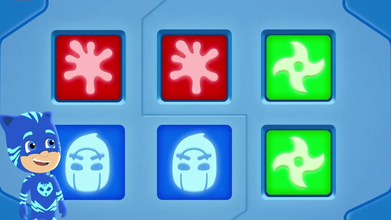 Обучающее приложение для детей | PJ Masks 3 сезон | США LV1