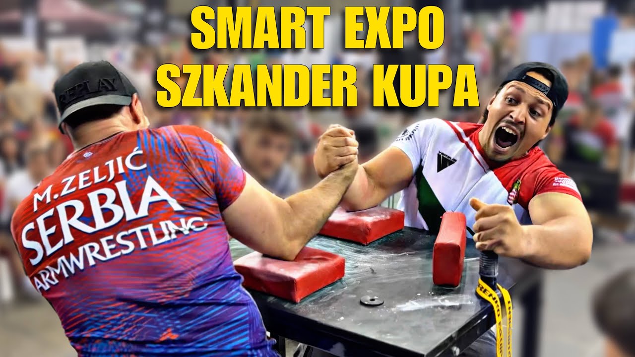 Milos Zeljic (SRB) VS Gabor Nyari  (HUN) / Right hand / SMART EXPO VENDETTA / Armwrestling / Hungary
