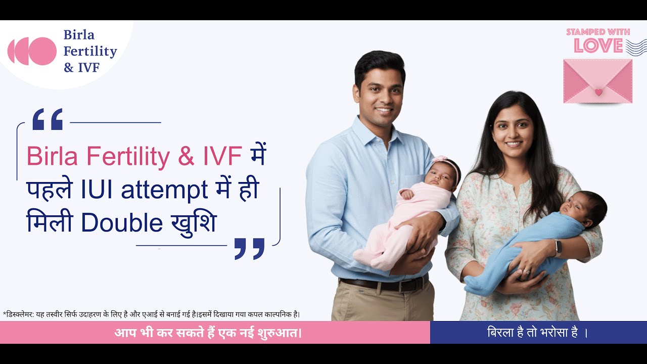 IUI Success Story Told “You can’t conceive”? Birla Fertility & IVF Nagpur proved it wrong! Twins!