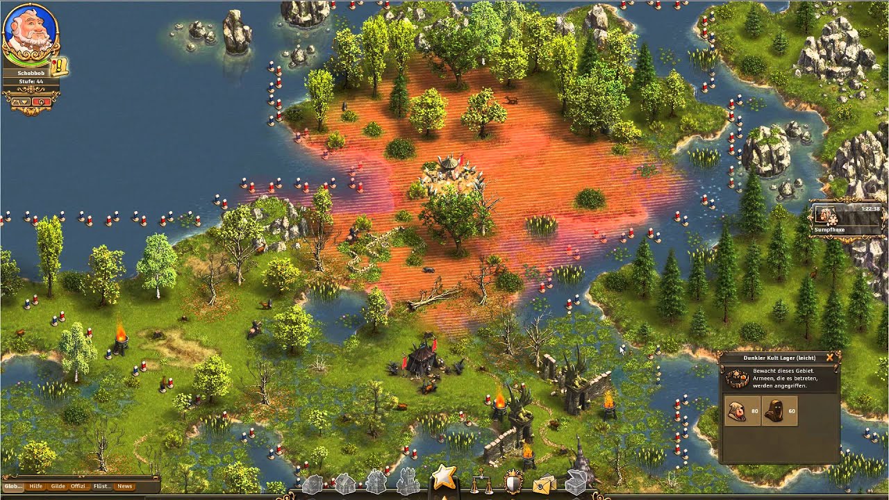 Die Siedler Online - Sumpfhexe - Veteran Block Taktik (Komplett)
