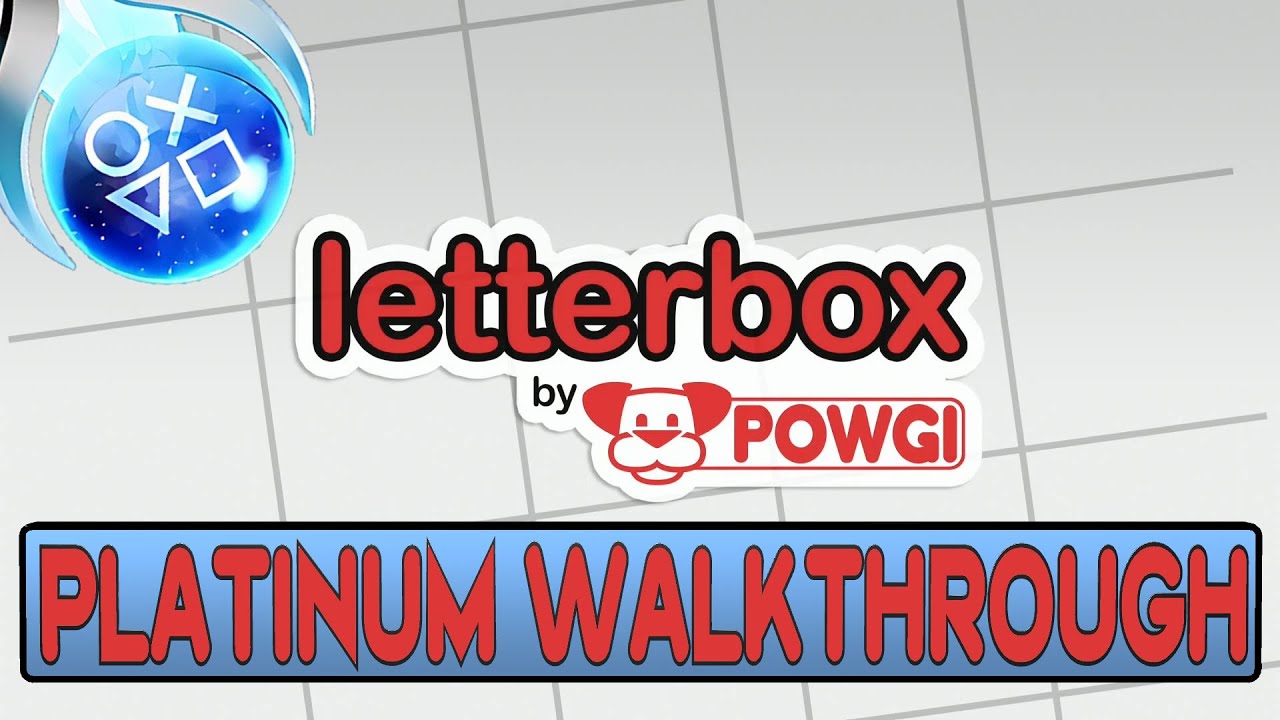 Letterbox by POWGI Platinum Walkthrough | Trophy & Achievement Guide - Crossbuy PS4, PS5