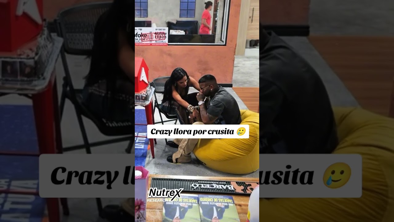 Crazy llora por crusita 🥲 #alofoker #lacasadealofoke #viral