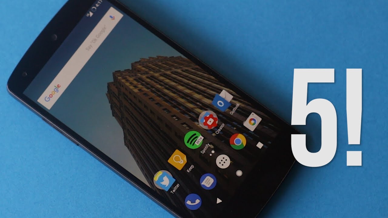 Top 5 Custom ROMs for the Nexus 5! (Mid 2017)