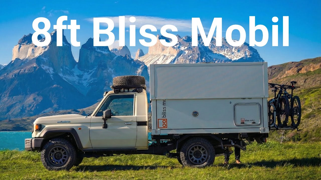 This 8ft Bliss Mobil Camper EXPANDS Into A Full Off Grid Home