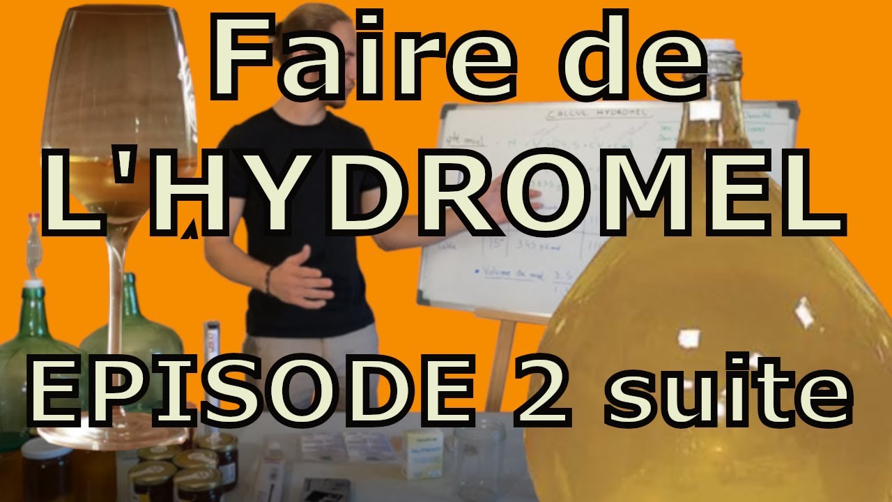 FAIRE DE L'HYDROMEL #2 suite : mo&ucirc;t et fermentation