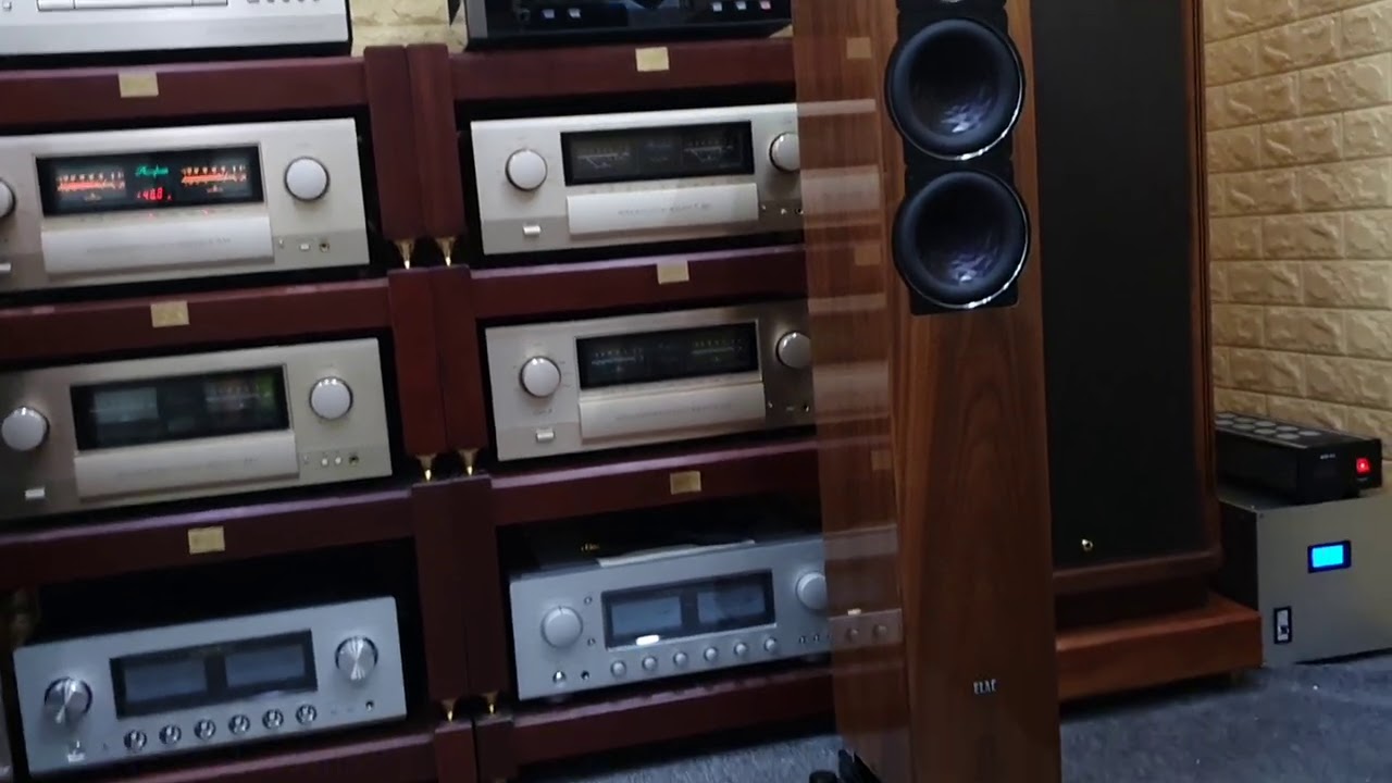 Speaker ELAC FS 407 + Accuphay E-650 + DP-700. Call 03436.12345