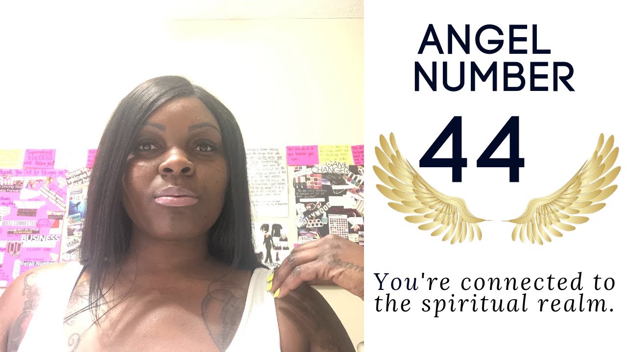 Angel Number 44:: You're Connected To The Spiritual Realm.✨💫 #angelnumbers