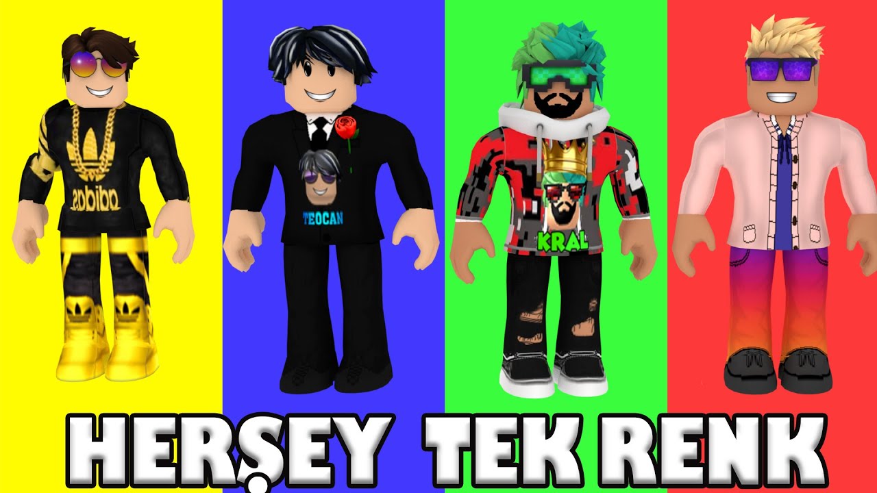 🌈 TEK RENK CHALLENGE SAKLAMBAÇ 🌈 | Roblox Adopt me | Roblox Türkçe