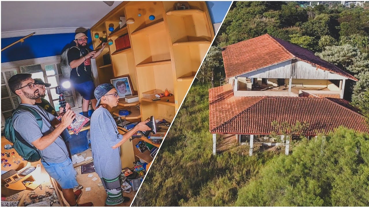 LEVEI MEUS AMIGOS NA MANSÃO ONDE A FAMILIA FUGIU. SÓ QUE ALGO NOS ASSUSTOU MUITO! *Alguém ESTAVA LÁ*
