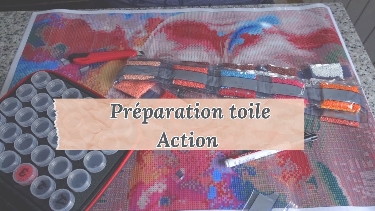 PREPARATION DE TOILE ACTION 🎊PART.1