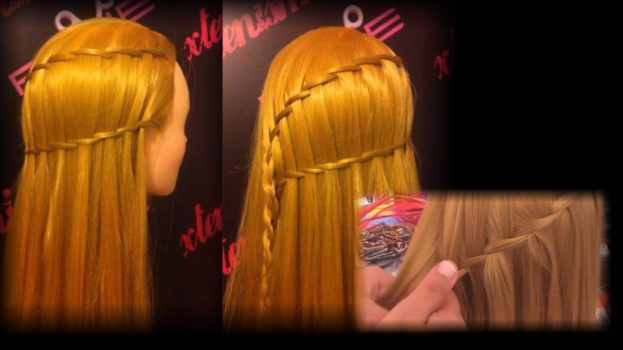 Εύκολη Πλεξούδα Καταρράκτης [Easy Waterfall braided Hairstyle]