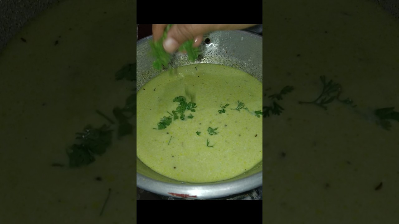 South Indian Traditional Curd Sambar Recipe | curd sambar recipe #shorts #curd #viral