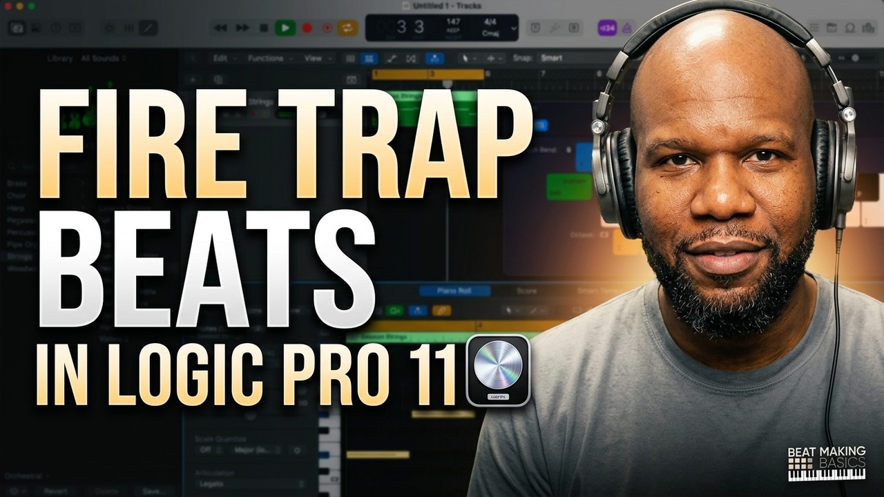 How To Make FIRE Trap Beats In Logic Pro 11