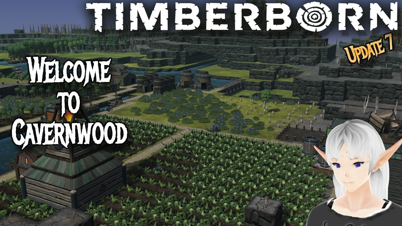 Welcome to Cavernwood! - Timberborn Update 7 Hard mode [E1]