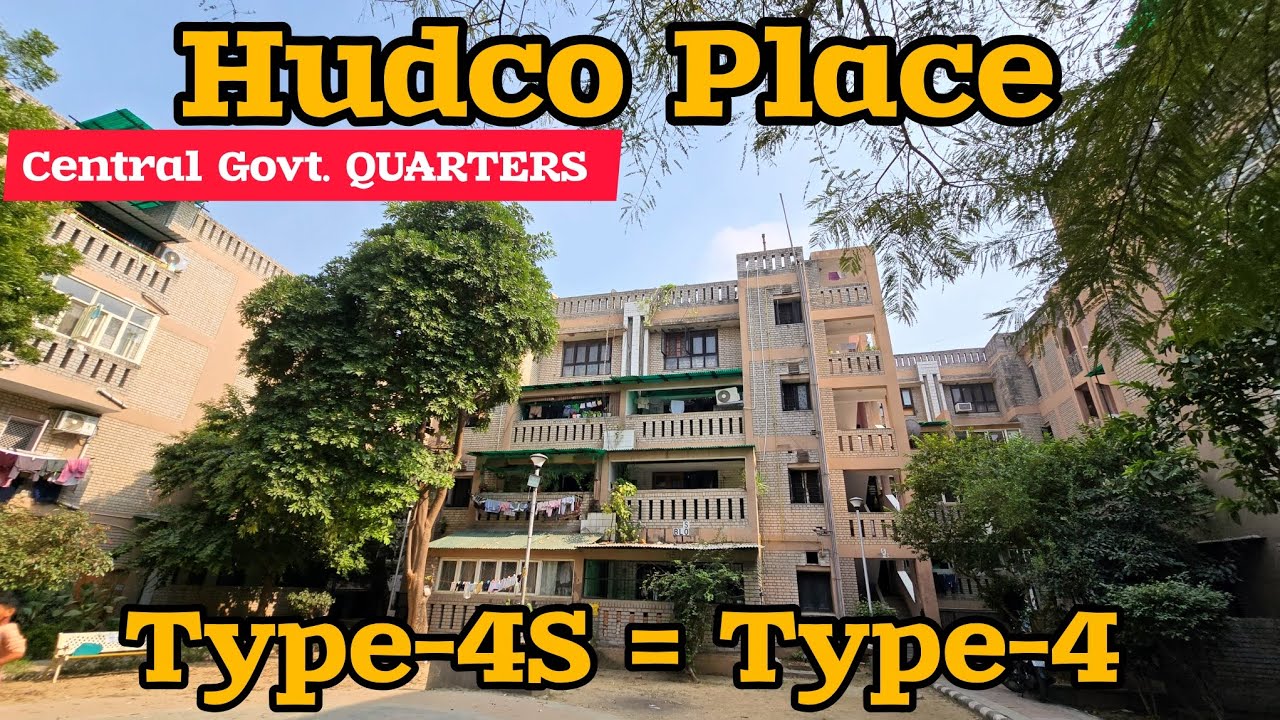 Type-4 (earlier 4S) Hudco Place, New Delhi Central Government Quarters.