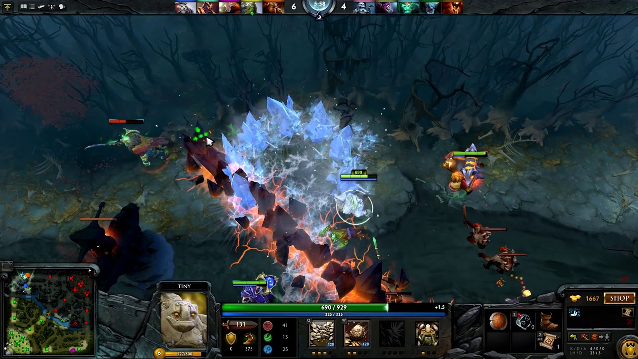 Dota 2 CHI LONG QUA Plays Tiny (2)