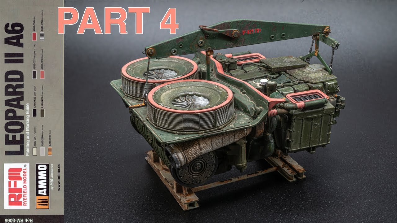 «Техники выветривания: модель силовой установки RFM» Модель танка