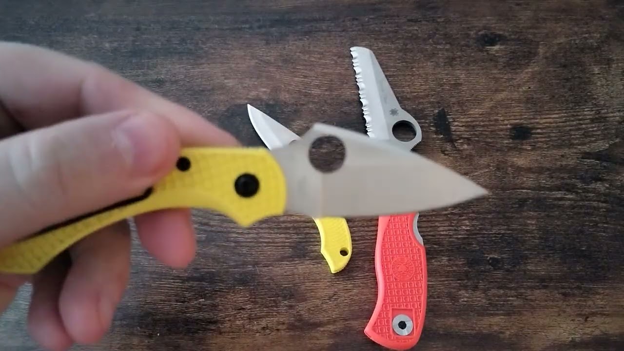 I bought a bunch of Spyderco Knives 
