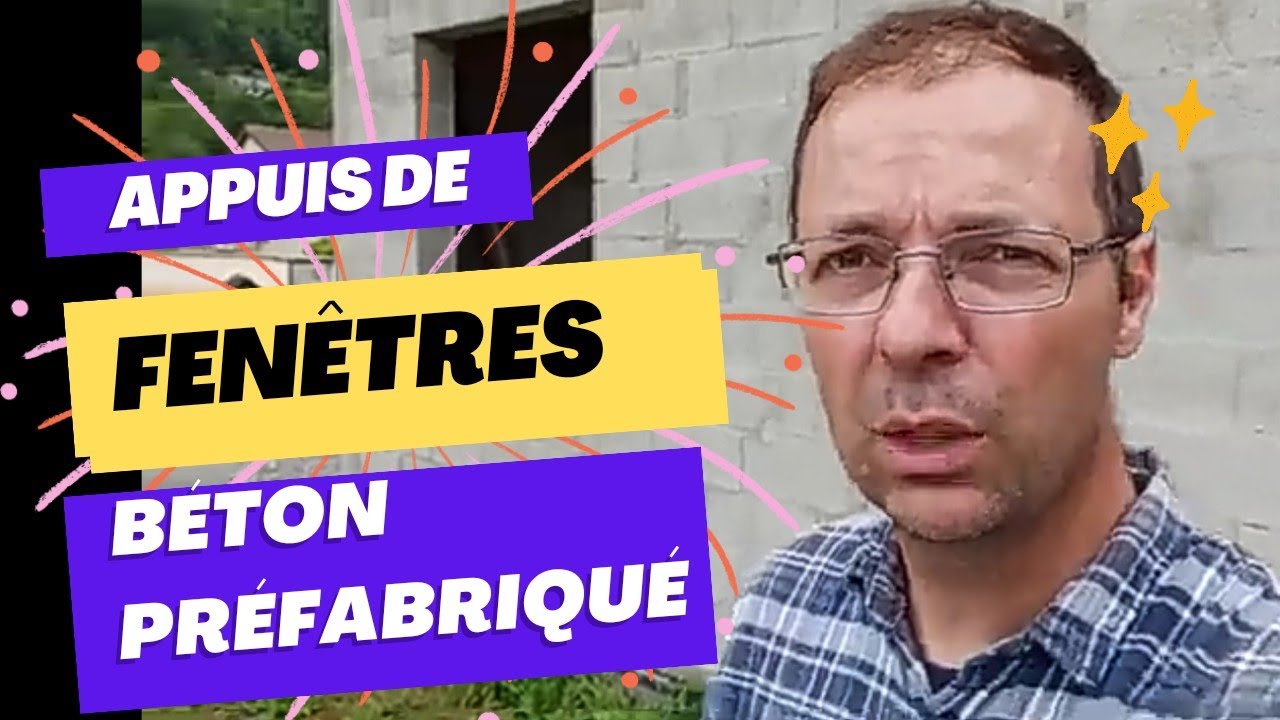 Construction de Maison : Des Appuis de Fenêtres en Béton Préfabriqué