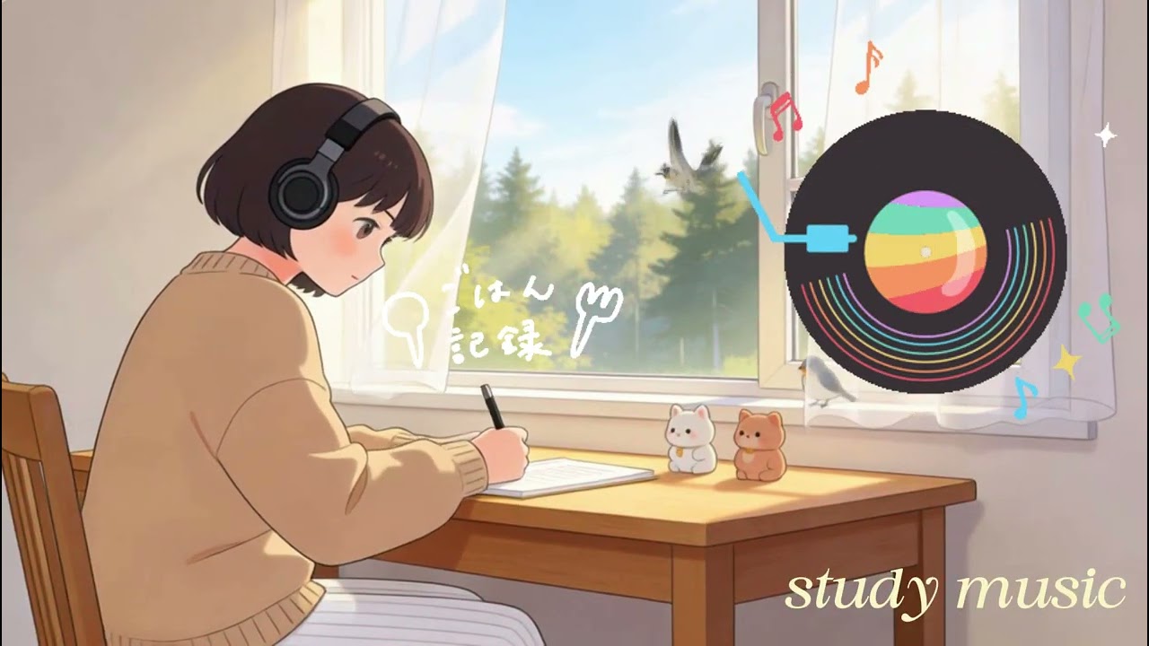 Deep Concentration Lofi Study Music 📖 Boost Productivity – Cozy Study Room for Work & Relax