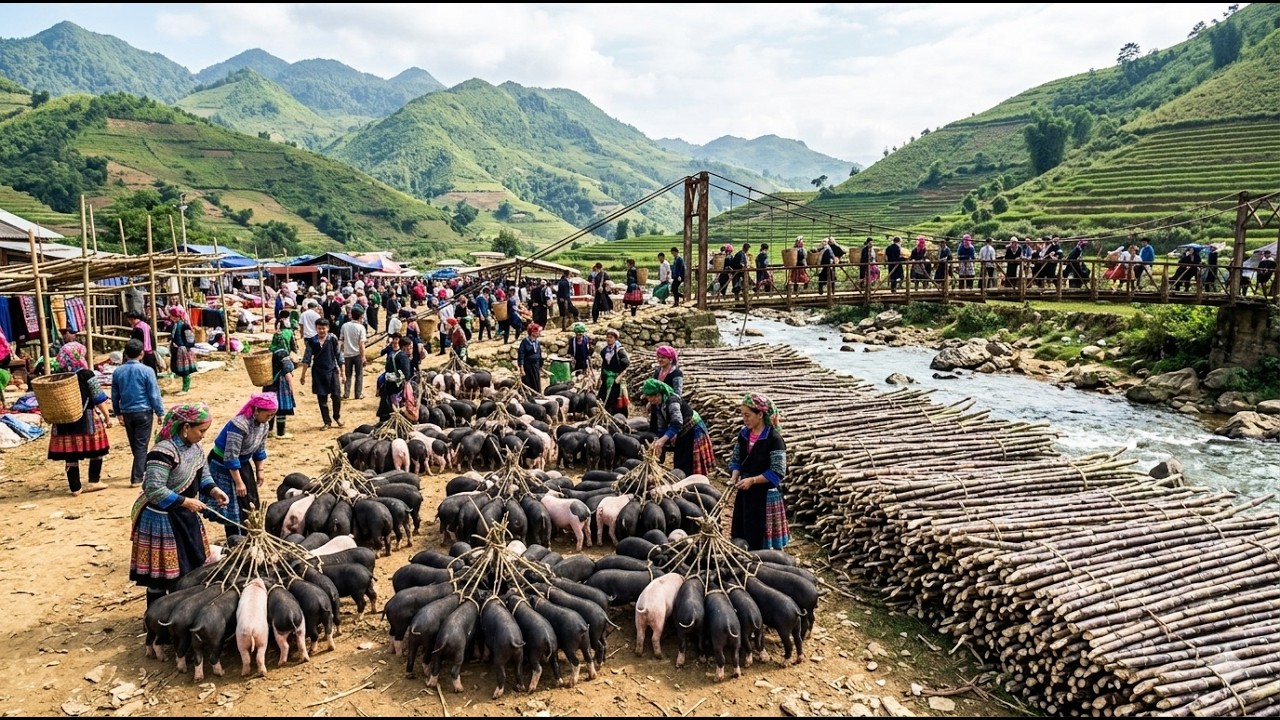 Chợ phiên Mường Khương chợ rất lạ của Tây Bắc