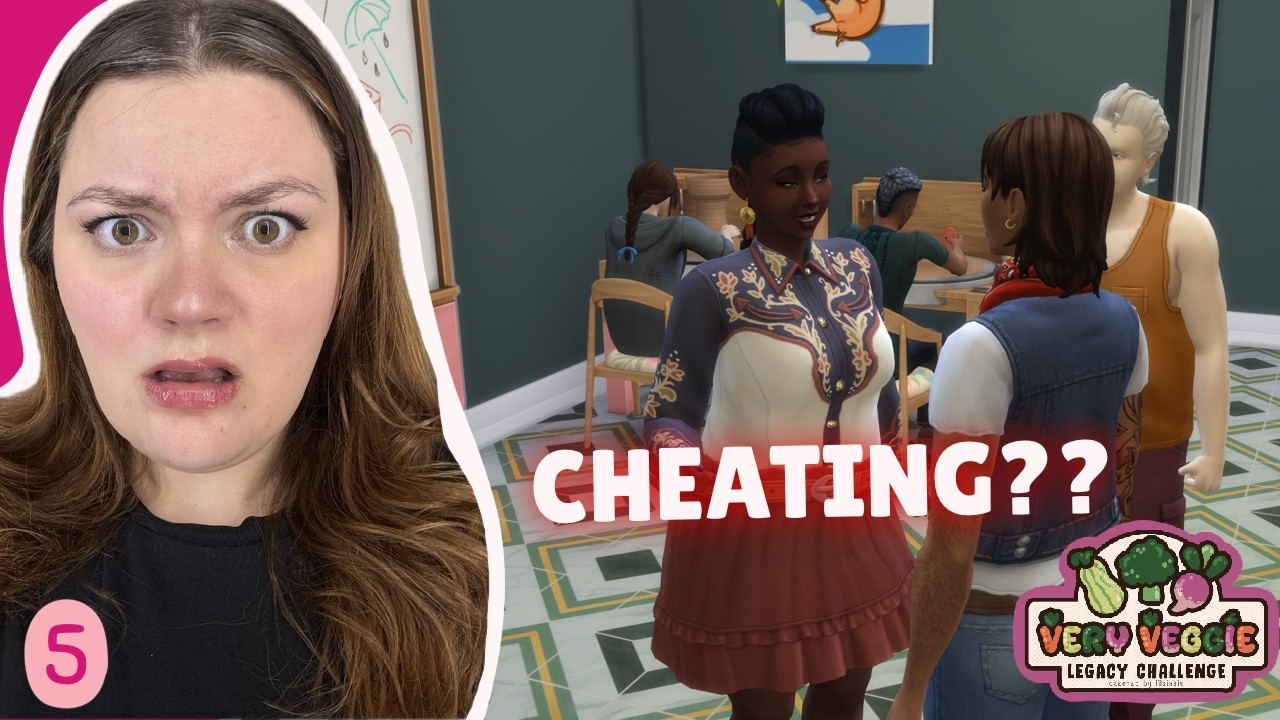 My wife is cheating on me?? Sims 4 Very Veggie Legacy Challenge