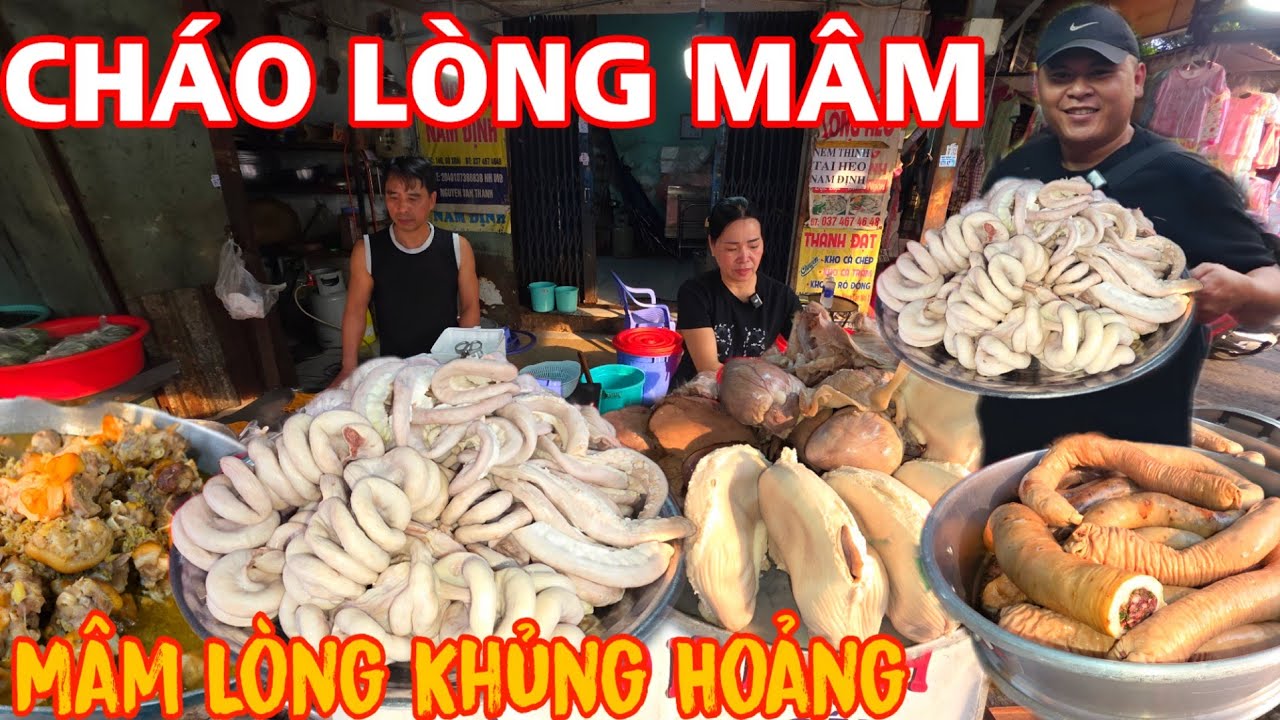CHOÁNG Cháo Lòng Mâm Gò Xoài với Số Lượng Lòng KHỦNG HOÀNG | Võ Sư Lộc PHỤ DỌN và Ăn Gần Sạch Menu