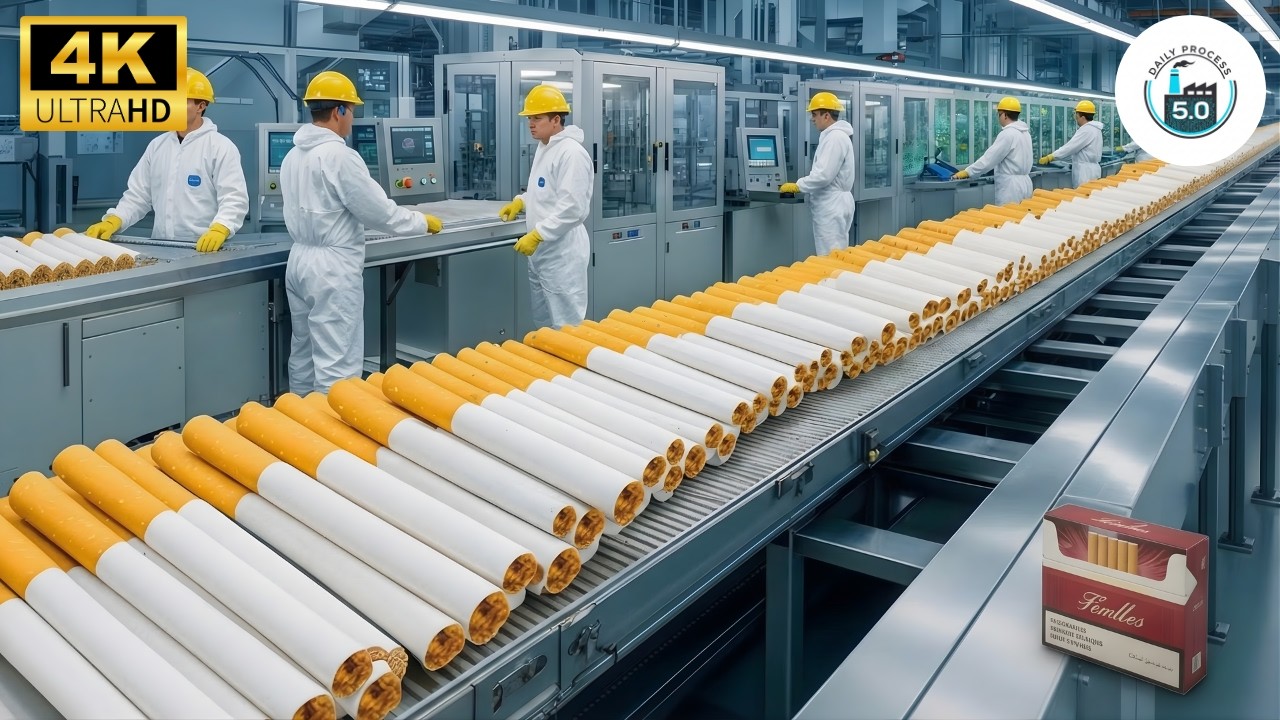 How 20,000 Cigarettes Are Made Per Hour | Full Factory Production Line