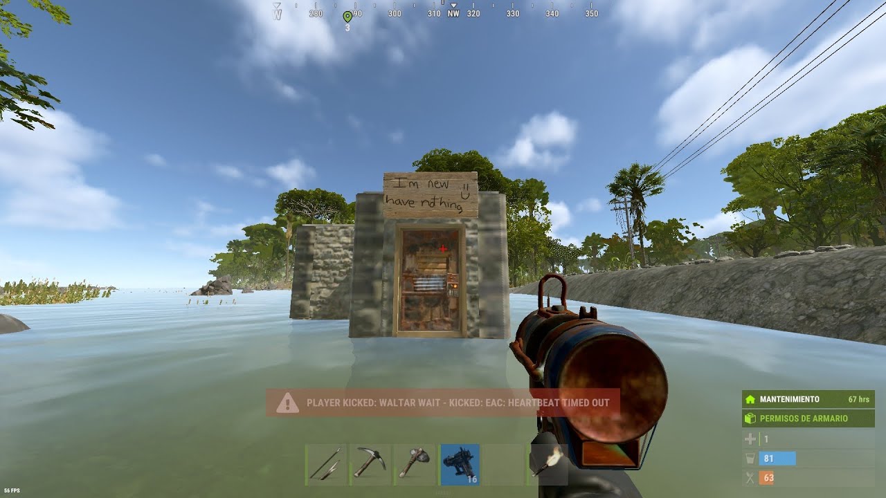 primeras armas de fuego y monumento - rust #3