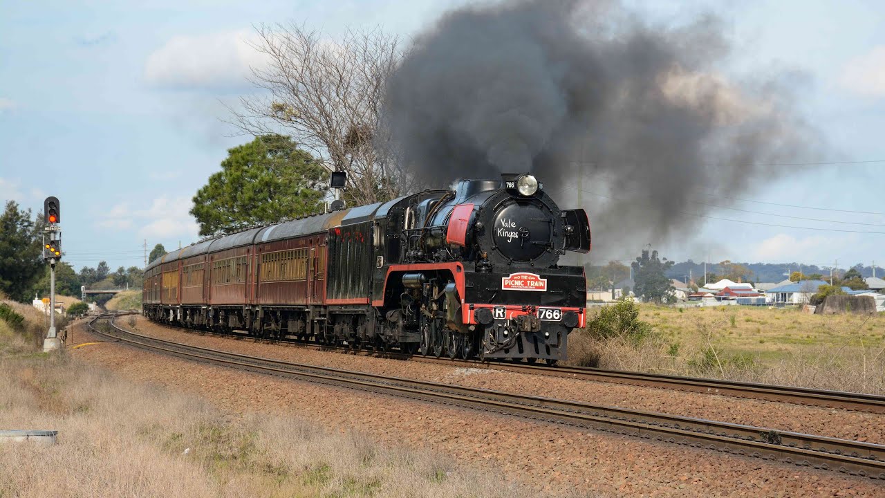 The Hunter Valley Featuring Steam Loco R766 - 10 August 2024