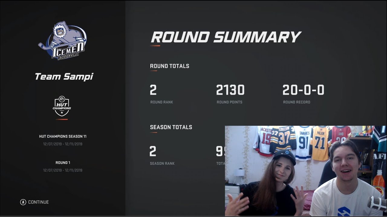 NHL 20 | 20-0 Rank 2 HUT Champion rewards + Threes With My Fianc&eacute;e