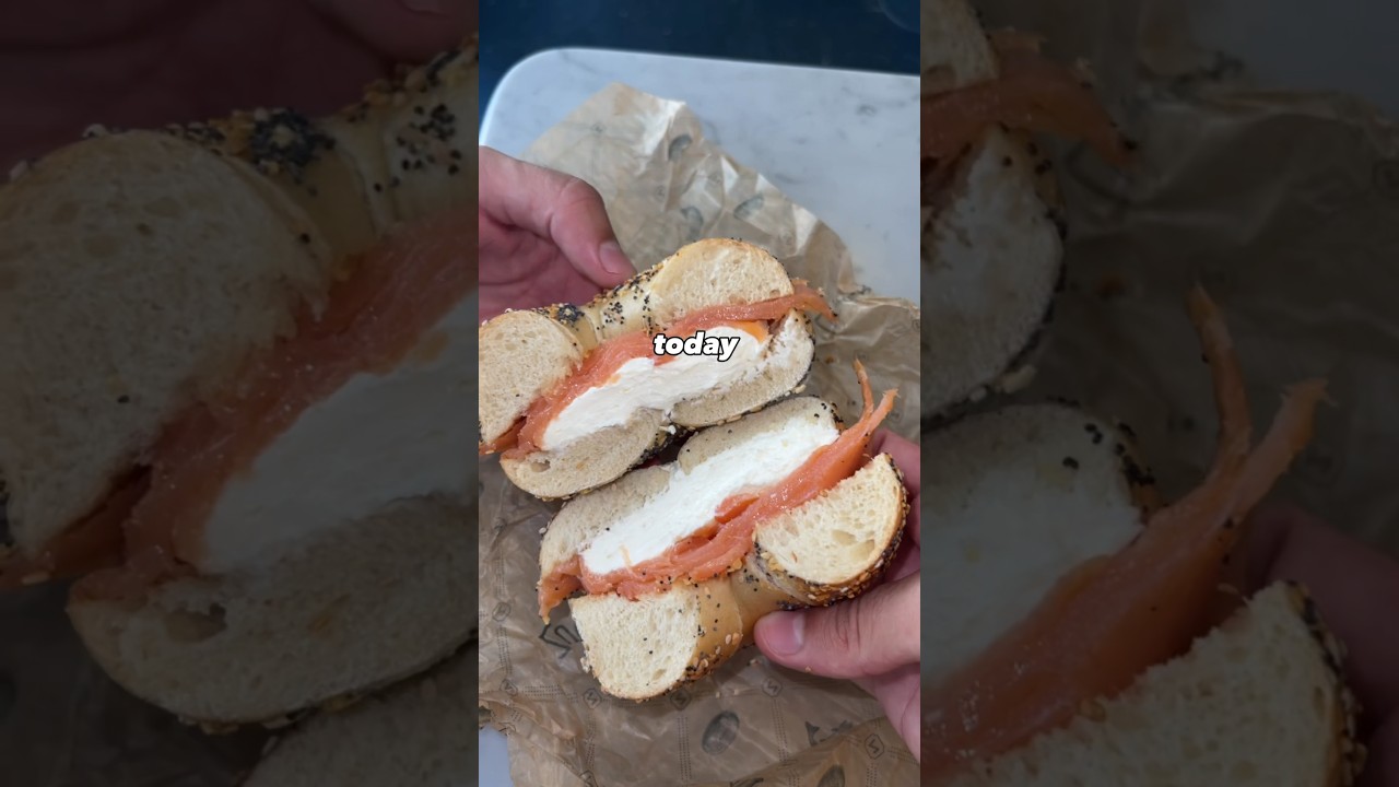 I Tried Lox for The First Time! 🤯🔥 #lox #loxbagel #salmon #smokedsalmon