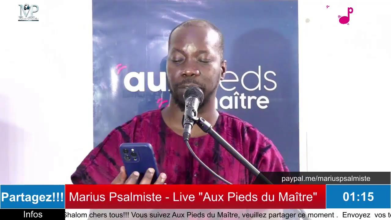 Marius Psalmiste - Live Aux Pieds du Maître -  (20 Juin 2023)