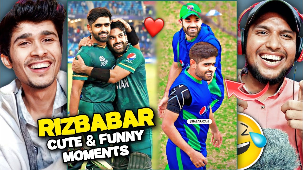 #rizbabar Babar Azam & Rizwan Cute And Funny Moments Part 2 Reaction 😂🔥 | Garam Samosa