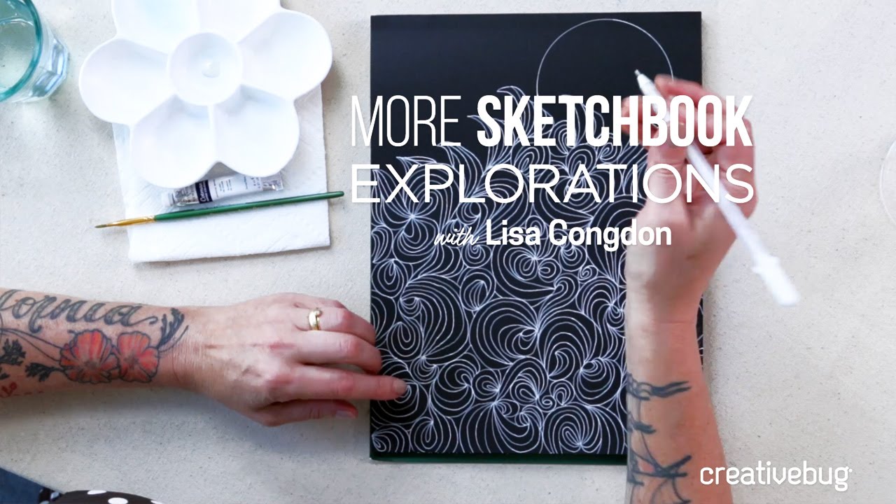 More Sketchbook Explorations with Lisa Congdon - a creativebug class