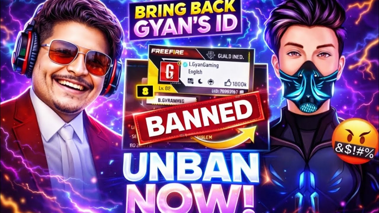 GYANGAMING ID UNBAN 😱 REALITY EXPOSED 😡 || @Skylord69@GyanGaming