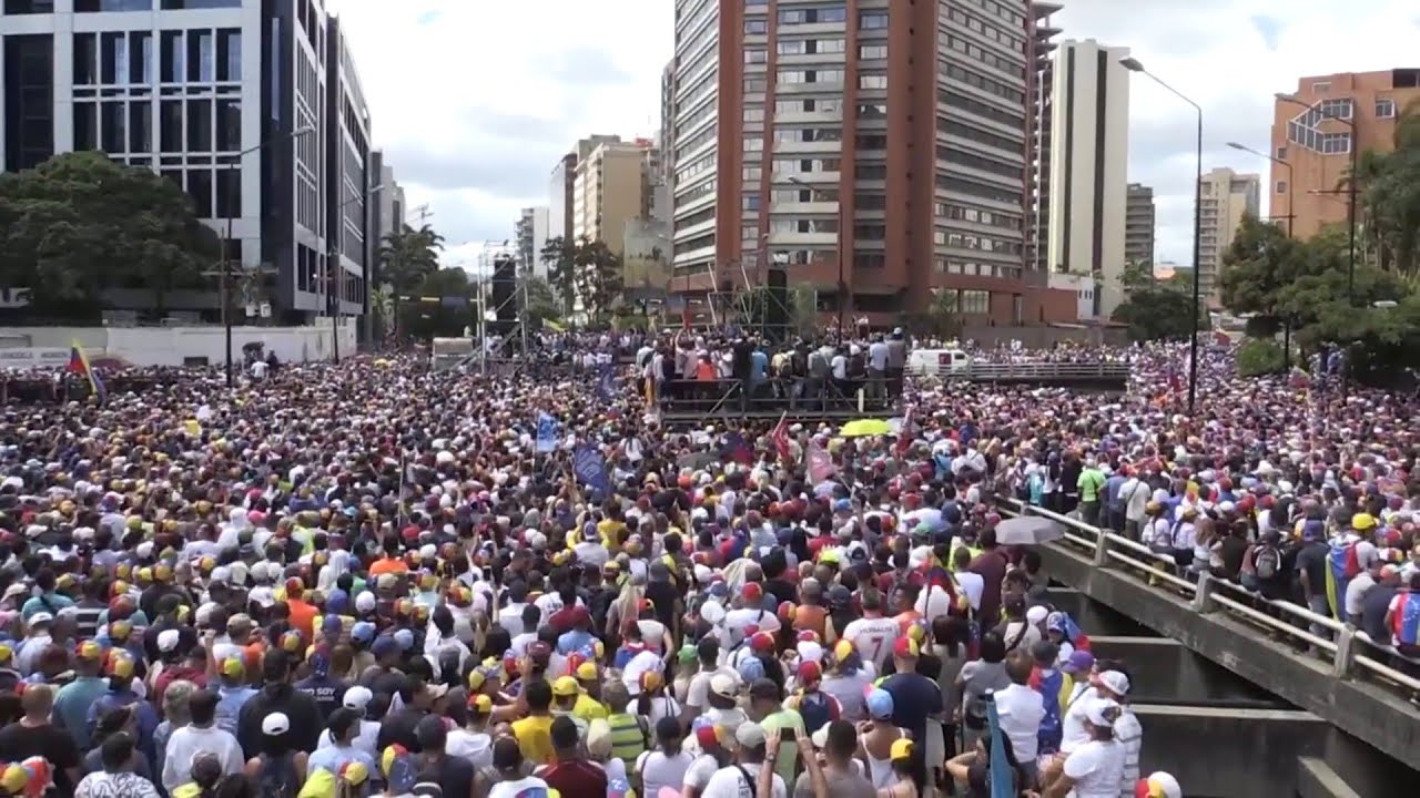 Venezuelan opposition leader Juan Guaido becomes interim president