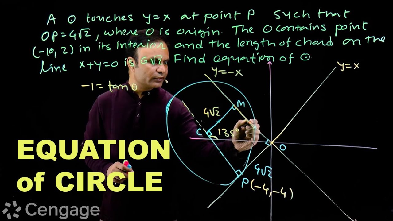 Equation of Circle | Cengage Exam Crack | G Tewani | Crack JEE 2022 | Mathematics