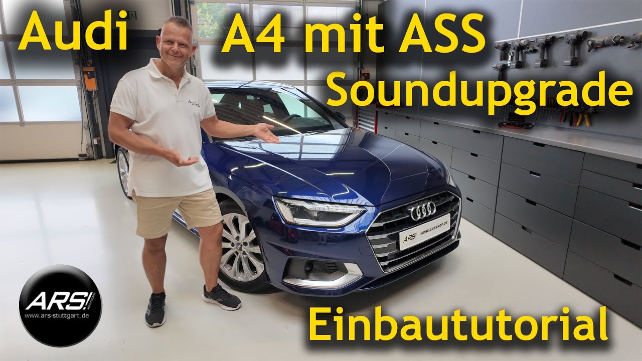 Besserer Klang im Audi A4 mit ASS | schöner Klang und mehr Bass für das Audi Sound System