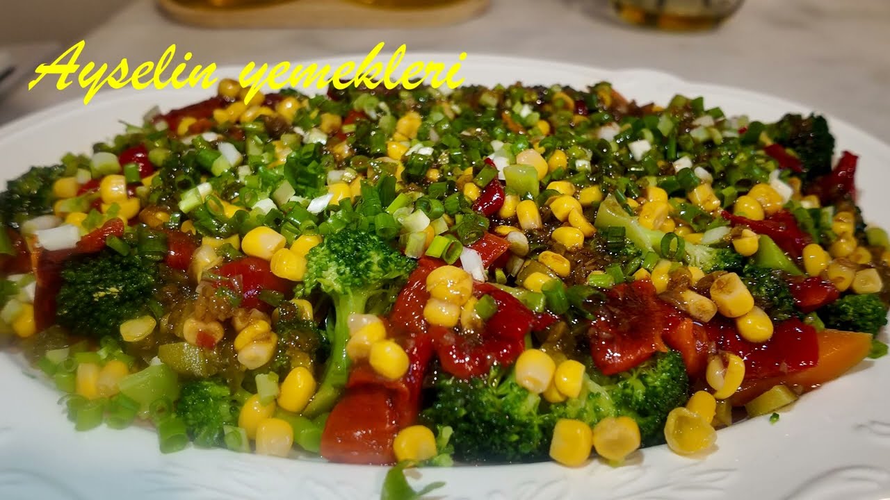 📢 BROKOLİ VARSA MUTLAKA DENE BAYILACAKSINIZ 🥦BROKOLİ SALATASI #keşfet #yemektarifleri
