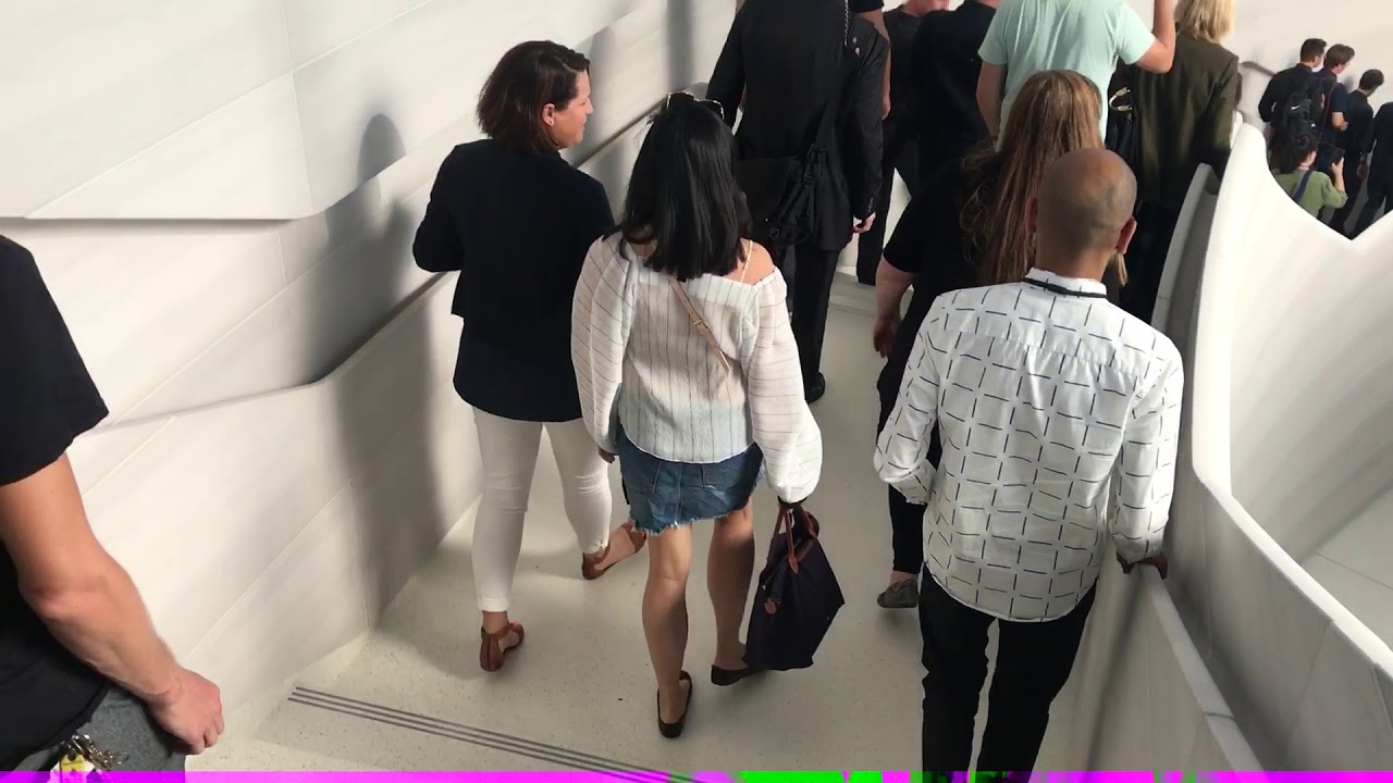 Inside the Steve Jobs Theater.
