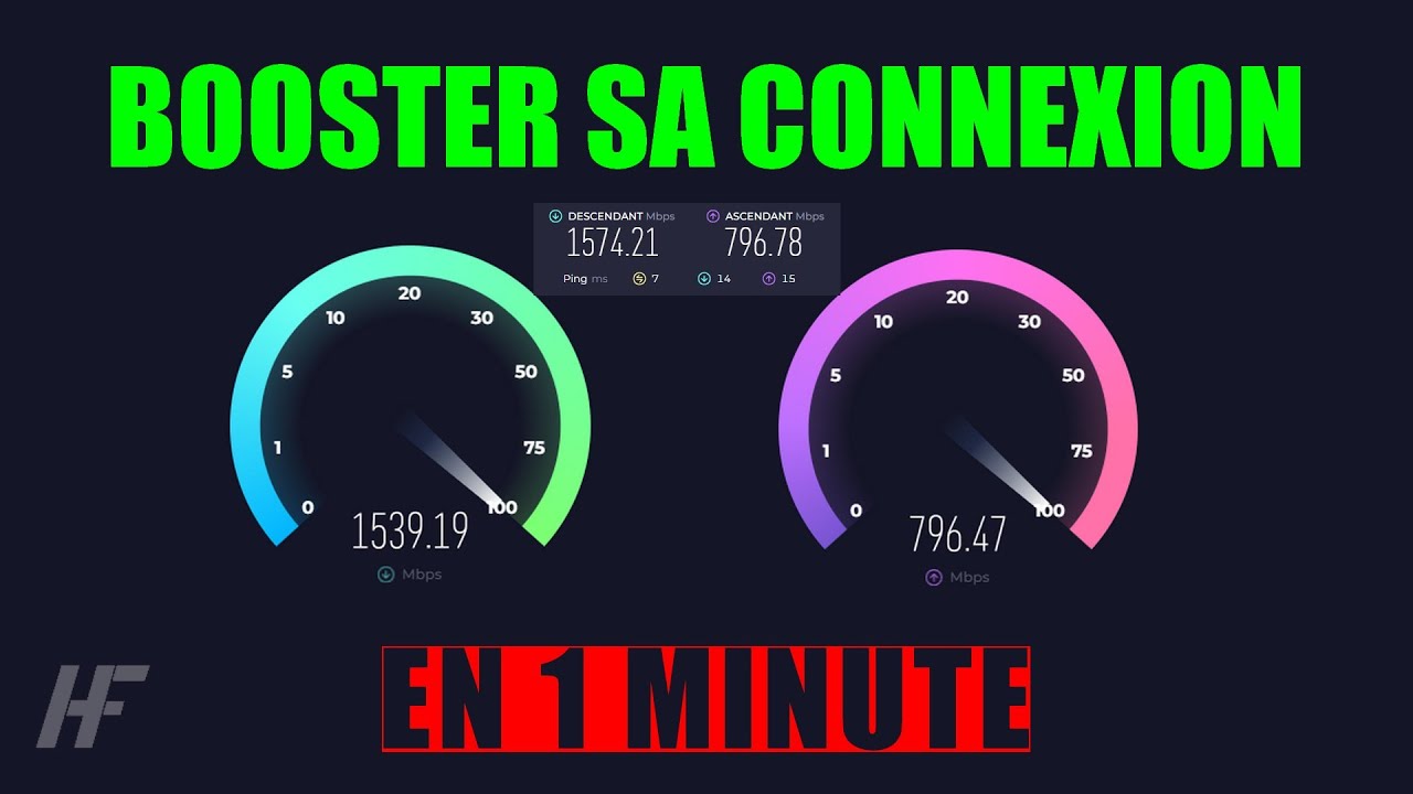 🚀Comment Am&eacute;liorer sa Connexion Internet sur PC en 1MIN !