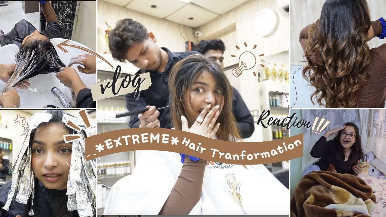 Got my Hair Coloured *First Time* Vlog + Family Reaction