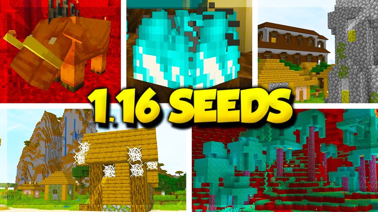 5 Minecraft 1.16 Seeds! (Minecraft Java Snapshot 20w18a Seeds)
